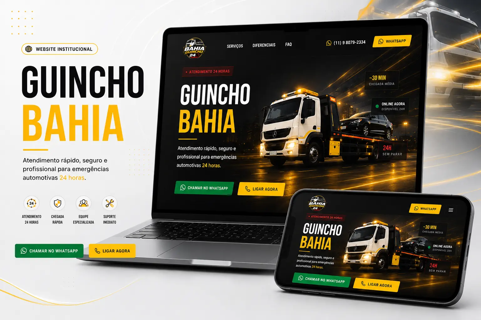 Preview do projeto Bahia Guincho, desenvolvido pela SpaceFast